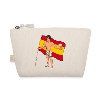 Spanish Sexy Man - Organic Pouch - nature - Front