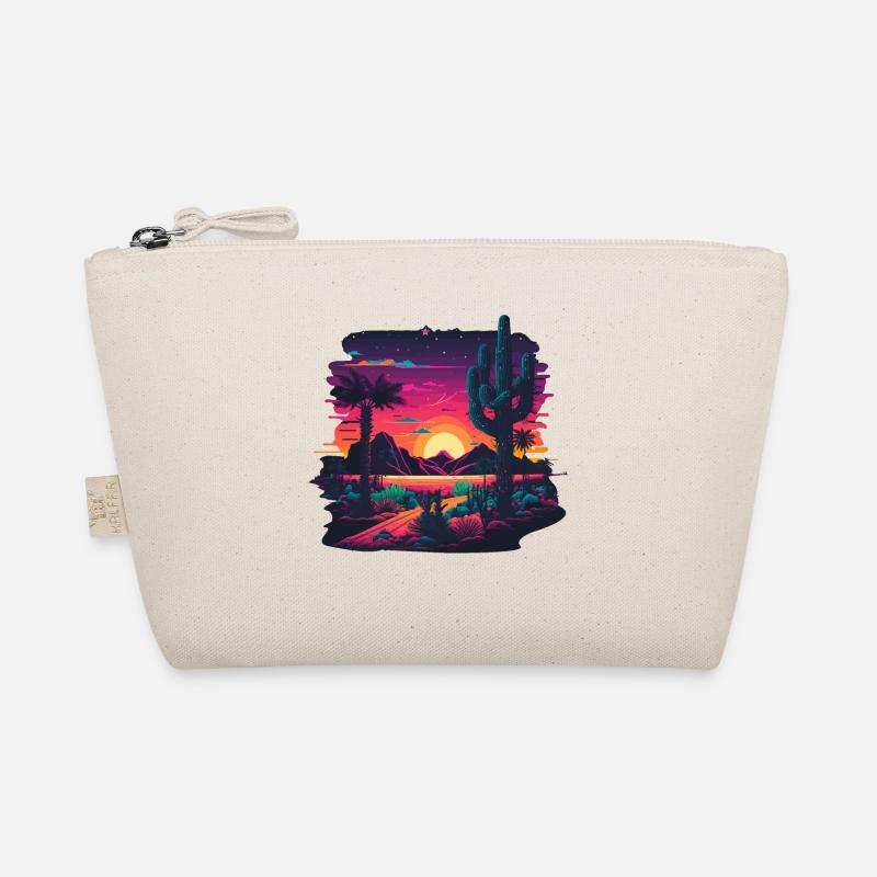 Neon Landscape Organic Pouch