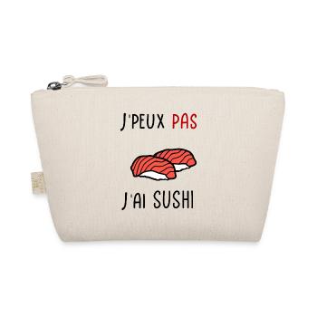 J'peux pas j'ai Sushi - Trousse biologique - nature - Devant