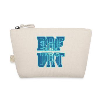 Erfurt Deutschland Stadt 3D Schrift Skyline - Bio-Täschchen - Natur - Vorne