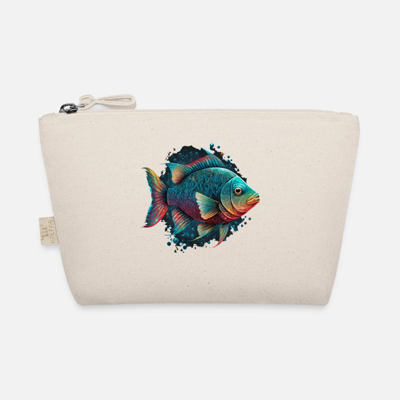 Regenbogenfisch - Bio-Täschchen - Natur