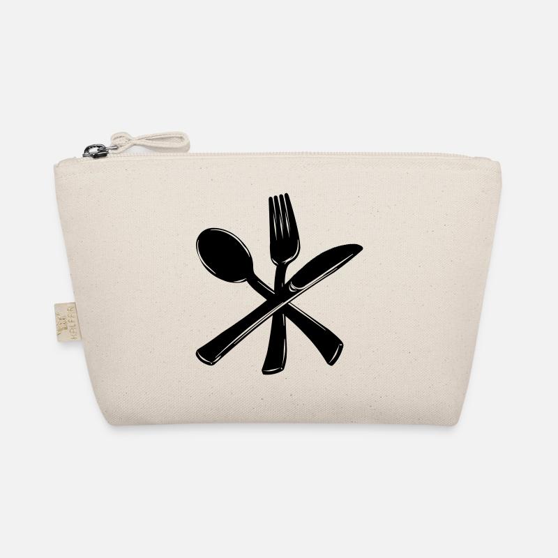 Couteau fourchette et cuillère croisée Trousse biologique