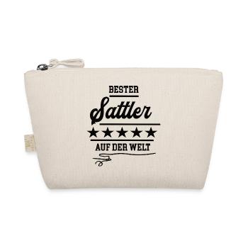 Bester Sattler Sattlerei Sattlers Handwerk - Bio-Täschchen - Natur - Vorne