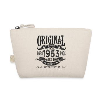 Né en 1963 Cadeau d anniversaire 60 ans vintage - Trousse biologique - nature - Devant