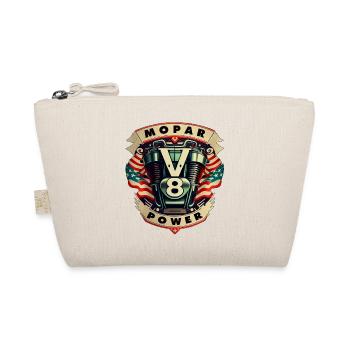 Mopar Power V8 Muscle Car USA Logo du moteur - Trousse biologique - nature - Devant