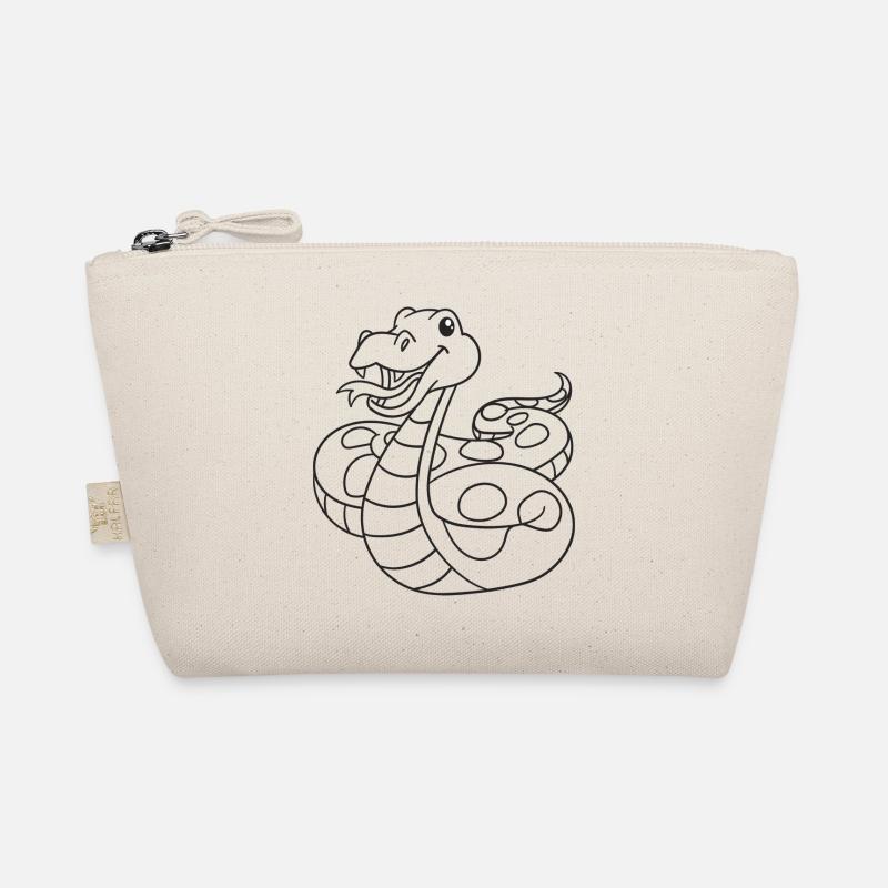 Schlange, Schlangen, Geschenk, Geschenkidee Bio-Täschchen