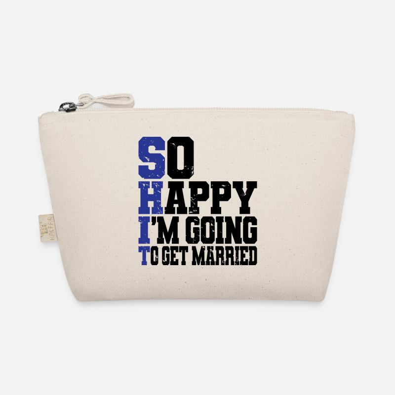Funny Bachelor Party Engagement Wedding Married Organic Pouch