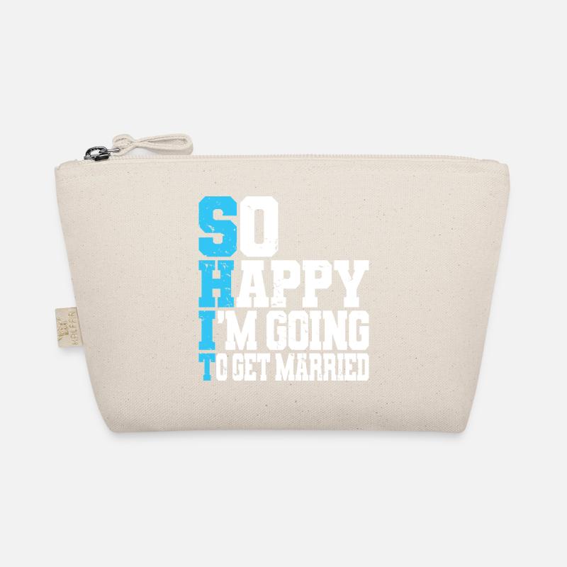 Funny Bachelor Party Engagement Wedding Married Organic Pouch