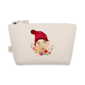 The Kasper or Kasperle as doll portrait - Organic Pouch - nature - Front