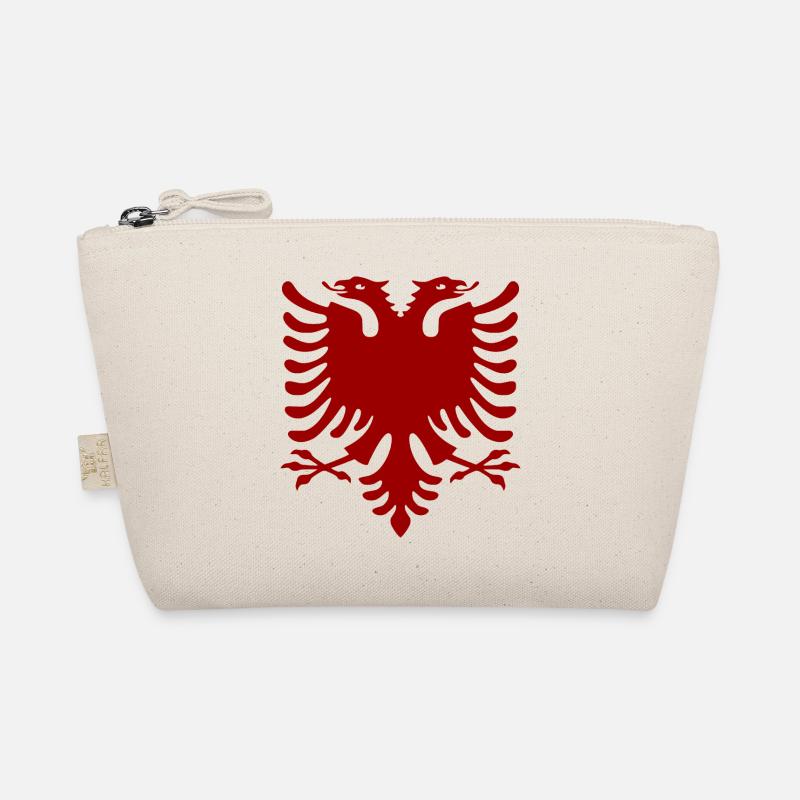 Albanischer Adler - Bio-Täschchen - Natur