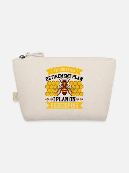 Beekeeping Beekeeping Course Beekeepers' Association Honey Bee Beekeepers - Organic Pouch - nature - Front