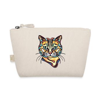 Colorful Cat - Organic Pouch - nature - Front