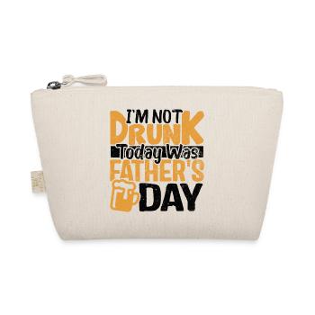 Papa Humor Geschenk zum Vatertag - Bio-Täschchen - Natur - Vorne