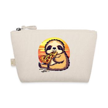 Pizza sloth in the sunset - Organic Pouch - nature - Front