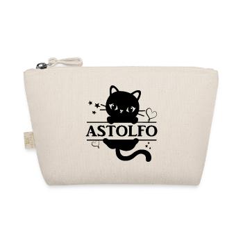 T-Shirt Astolfo T-Shirt Katze Geschenkidee Katze Katze - Bio-Täschchen - Natur - Vorne