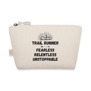 Trail Runner - Fearless. Relentless. Unstoppable. - Organic Pouch - nature - Front