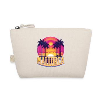 Majorca Spain Island Summer Palm Trees Beach Party - Organic Pouch - nature - Front