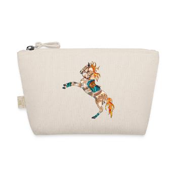 cheval coloré fantaisiste - Trousse biologique - nature - Devant