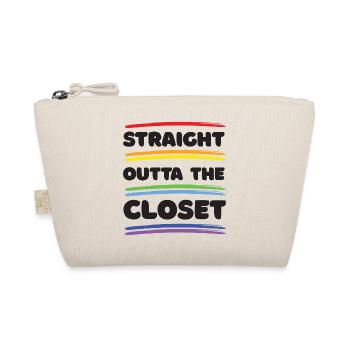 Pride Month – Straight Outta The Closet - Organic Pouch - nature - Front