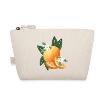 Design d’été orange avec fleurs et feuilles d’oranger - Trousse biologique - nature - Devant