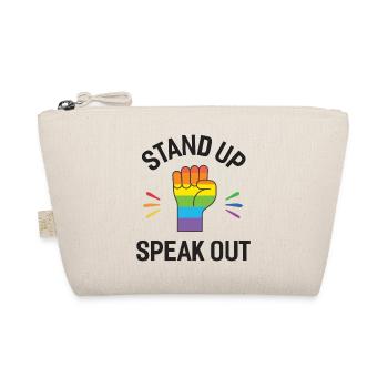 Pride Month - Steh auf. Sprechen Sie sich aus. - Bio-Täschchen - Natur - Vorne
