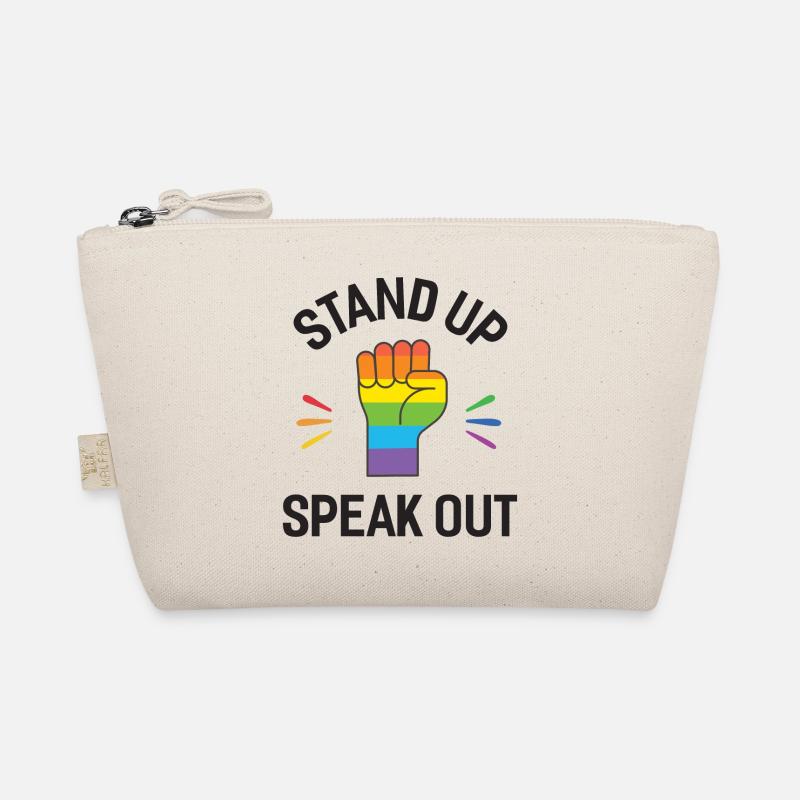Pride Month - Steh auf. Sprechen Sie sich aus. Bio-Täschchen