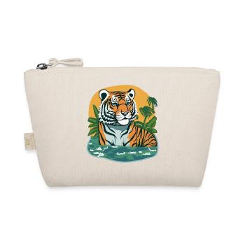 Tiger Print Jungle - Bio-Täschchen - Natur - Vorne