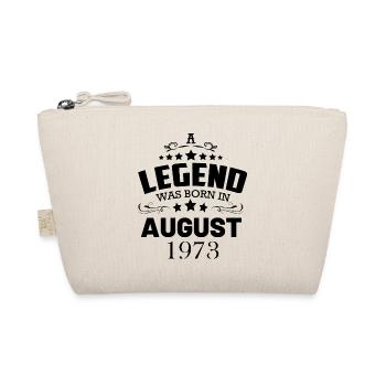 A legend was born in August 1973 - Organic Pouch - nature - Front