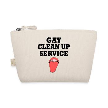 Gay clean up service - Organic Pouch - nature - Front