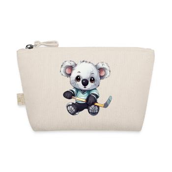 Koala joue au hockey sur glace, au design sportif d’animaux - Trousse biologique - nature - Devant