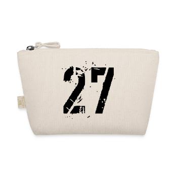 27 Nummer 27 - Bio-Täschchen - Natur - Vorne