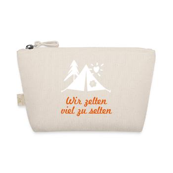 Camping cool funny sayings camping holidays summer - Organic Pouch - nature - Front