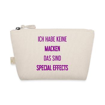 Keine Macken, nur Special Effects! - Bio-Täschchen - Natur - Vorne