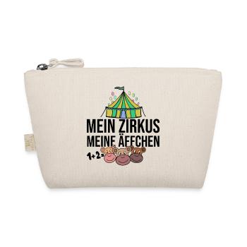 Mein Zirkus, Meine Äffchen - Bio-Täschchen - Natur - Vorne