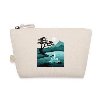 Lunar Landscape by Night with Structure - Organic Pouch - nature - Front