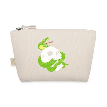 The skull and the snake - Organic Pouch - nature - Front