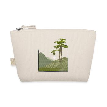 Baum auf Hügel mit Leinwandstruktur, public domain - Bio-Täschchen - Natur - Vorne