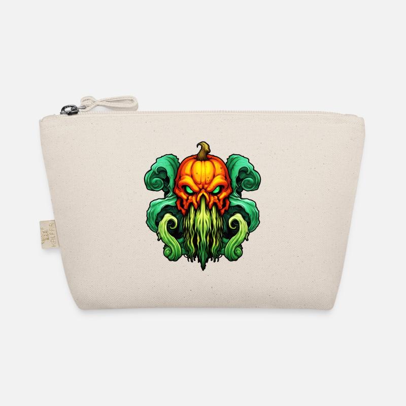 Cthulhu meets pumpkin Organic Pouch
