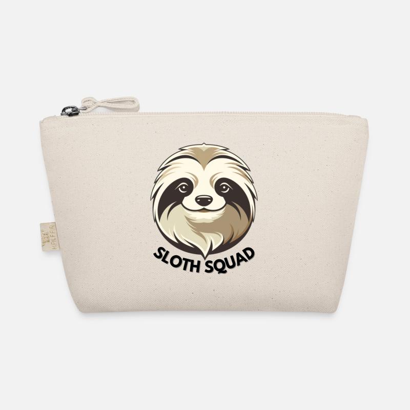 SLOTH SQUAD - Bio-Täschchen - Natur