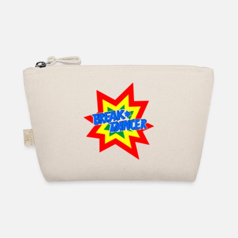 Lively breakdancer motif design Organic Pouch