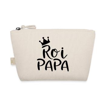 Cadeau Drôle : 'Roi Papa' Design Unique - Trousse biologique - nature - Devant