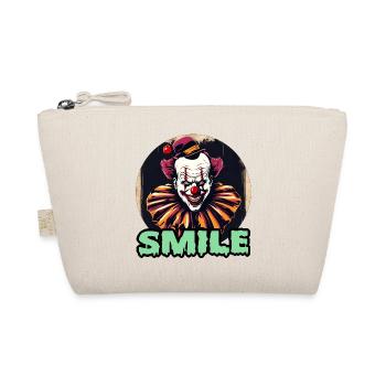 Horror Clown / Circus / Funny / Show / Halloween - Organic Pouch - nature - Front