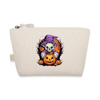 Cute Chihuahua in Halloween Magic - Organic Pouch - nature - Front