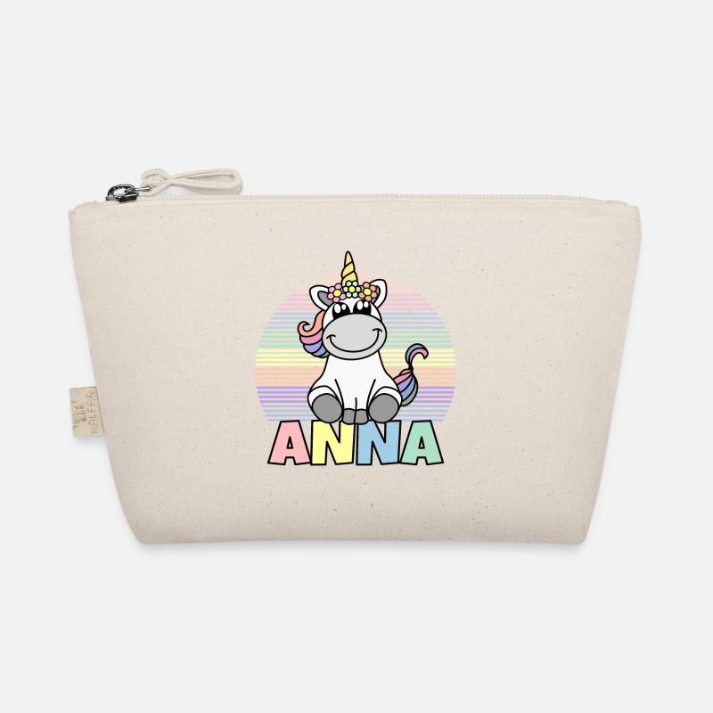 Anna Einhorn Name Bio-Täschchen