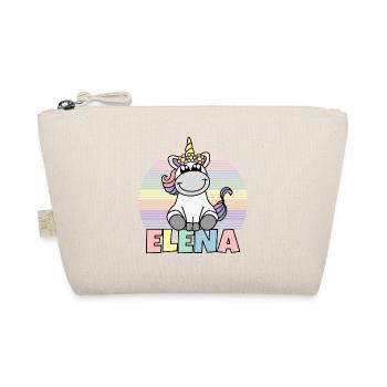 Nom de licorne Elena - Trousse biologique - nature - Devant
