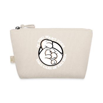 T c of the hen 2 (dark) - Organic Pouch - nature - Front