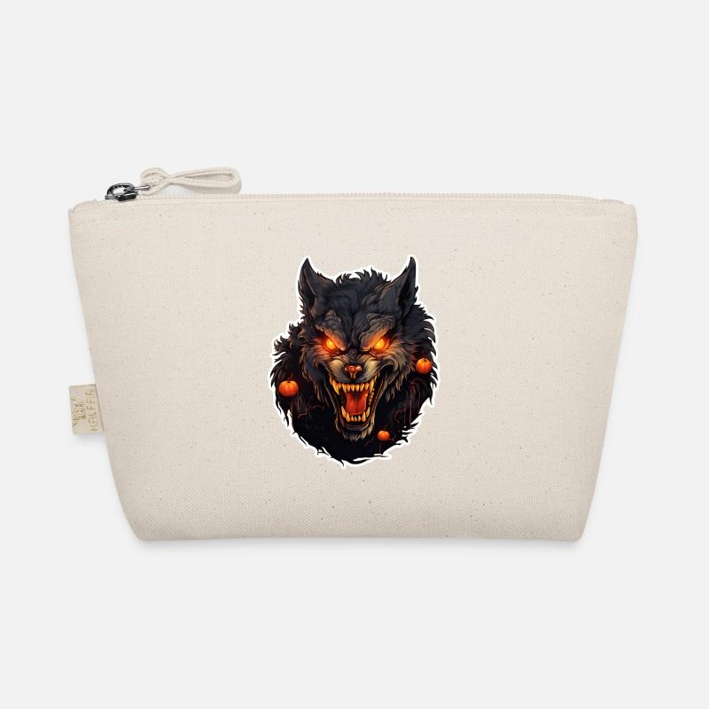 Werewolf with Halloween Organic Pouch