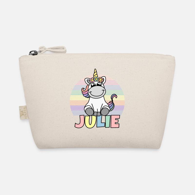 Julie Einhorn Name Bio-Täschchen