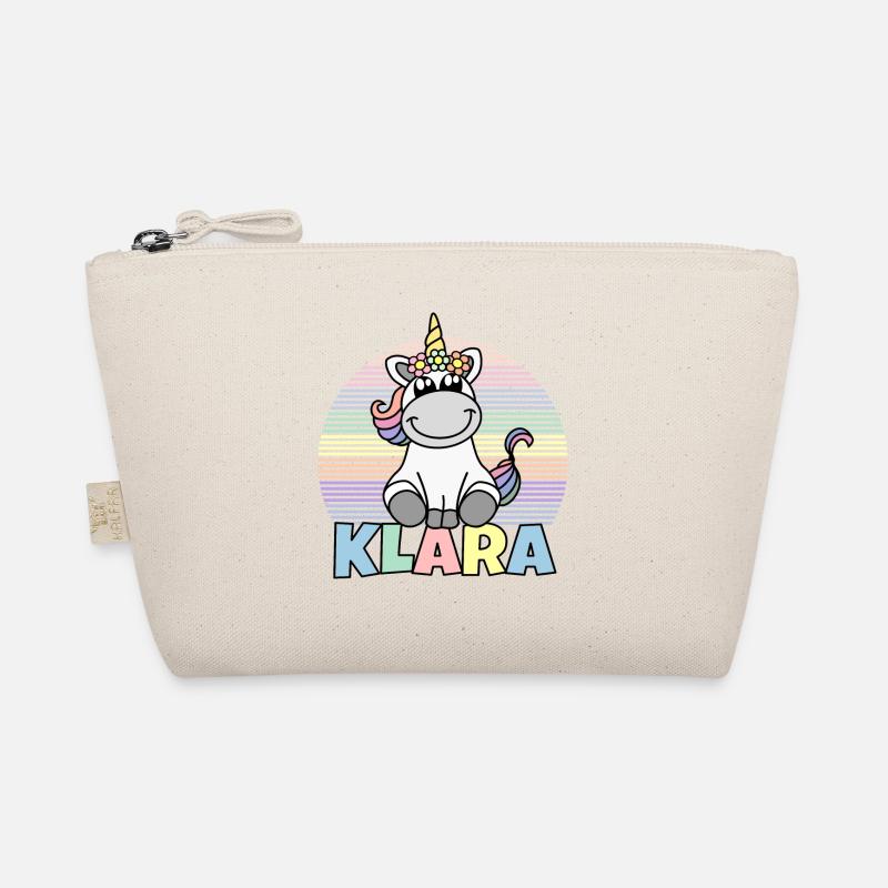 Klara Einhorn Name Bio-Täschchen