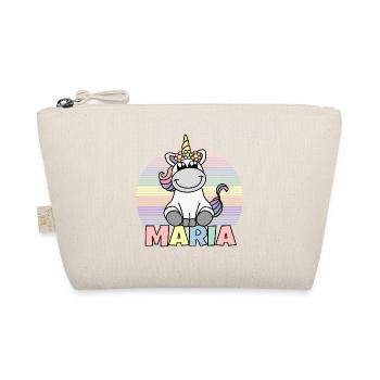 Maria Unicorn Name - Organic Pouch - nature - Front